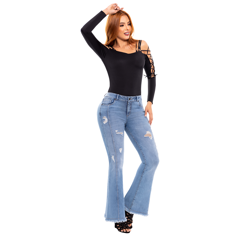 Butt-Lifting Flare Jeans