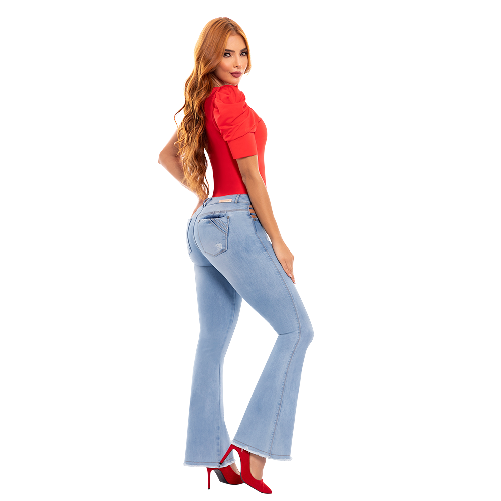 Butt-Lifting Flare Jeans