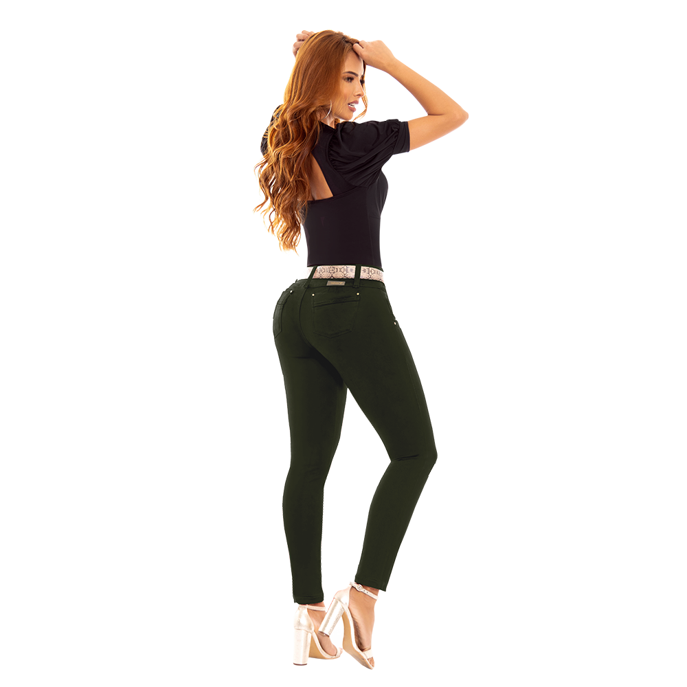High-Waist Butt-Lifting Jeans