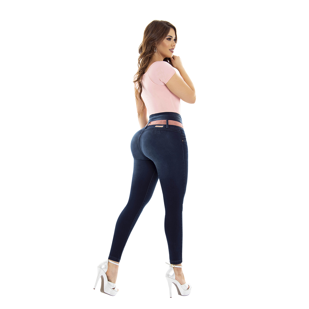 High-Waist Butt-Lifting Jeans